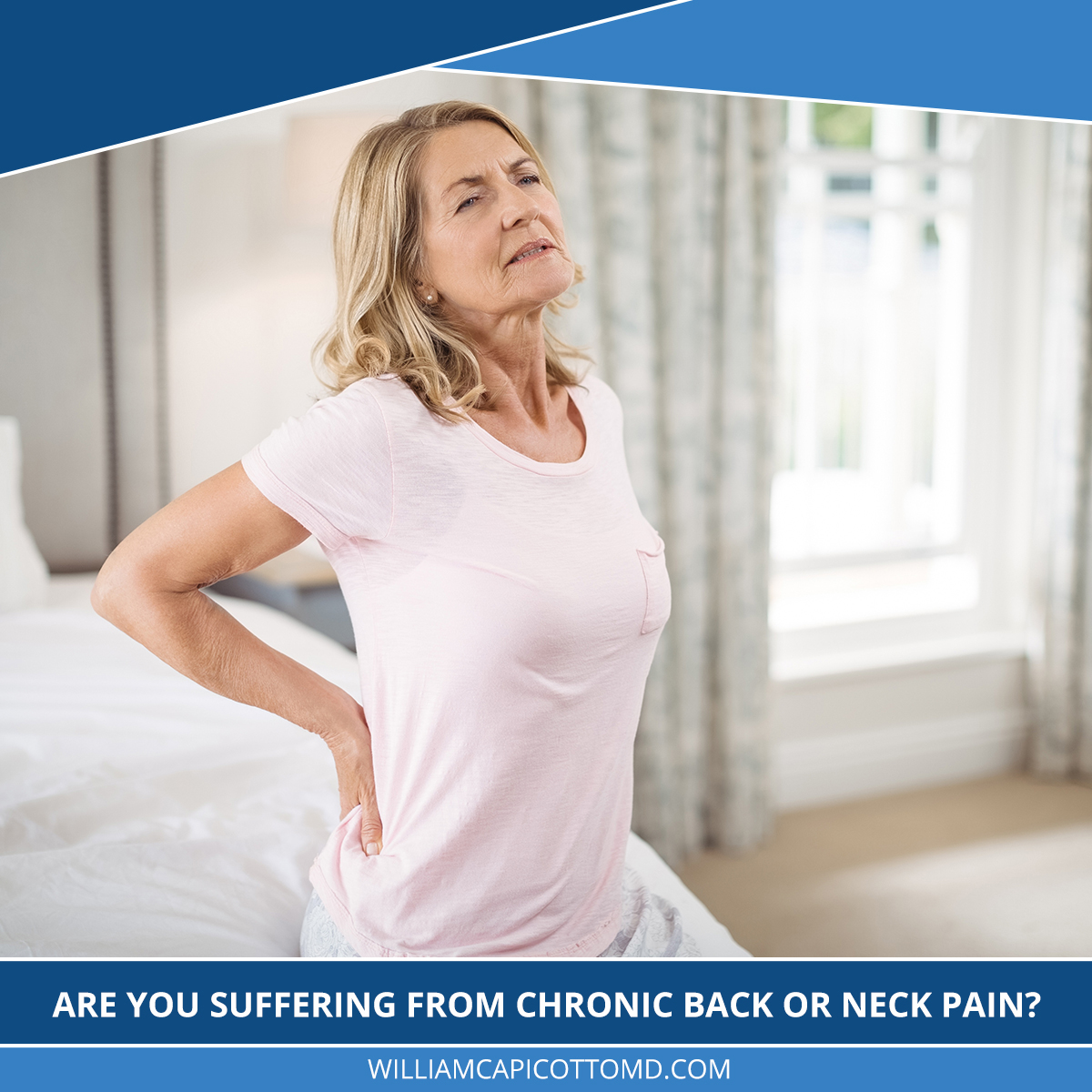 If you’re suffering from chronic back or neck pain...